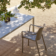 Fauteuil Tiberina Nardi – mise en scène terrasse