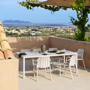 Fauteuil Tiberina Nardi – mise en scène terrasse