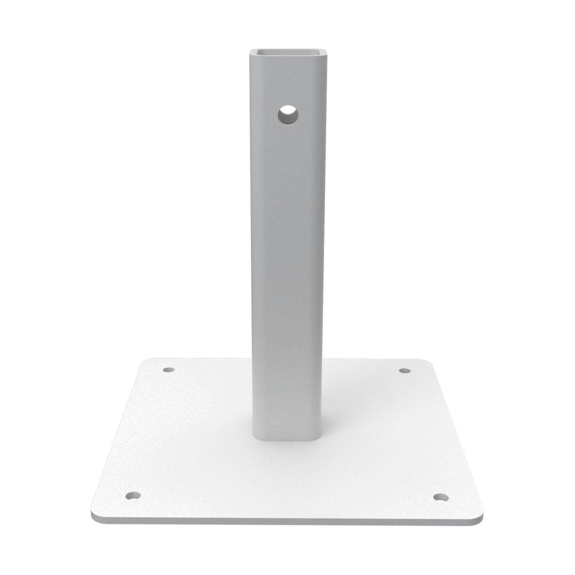 Platine de fixation au sol Fix Ezpeleta pour parasol Rio, blanc
