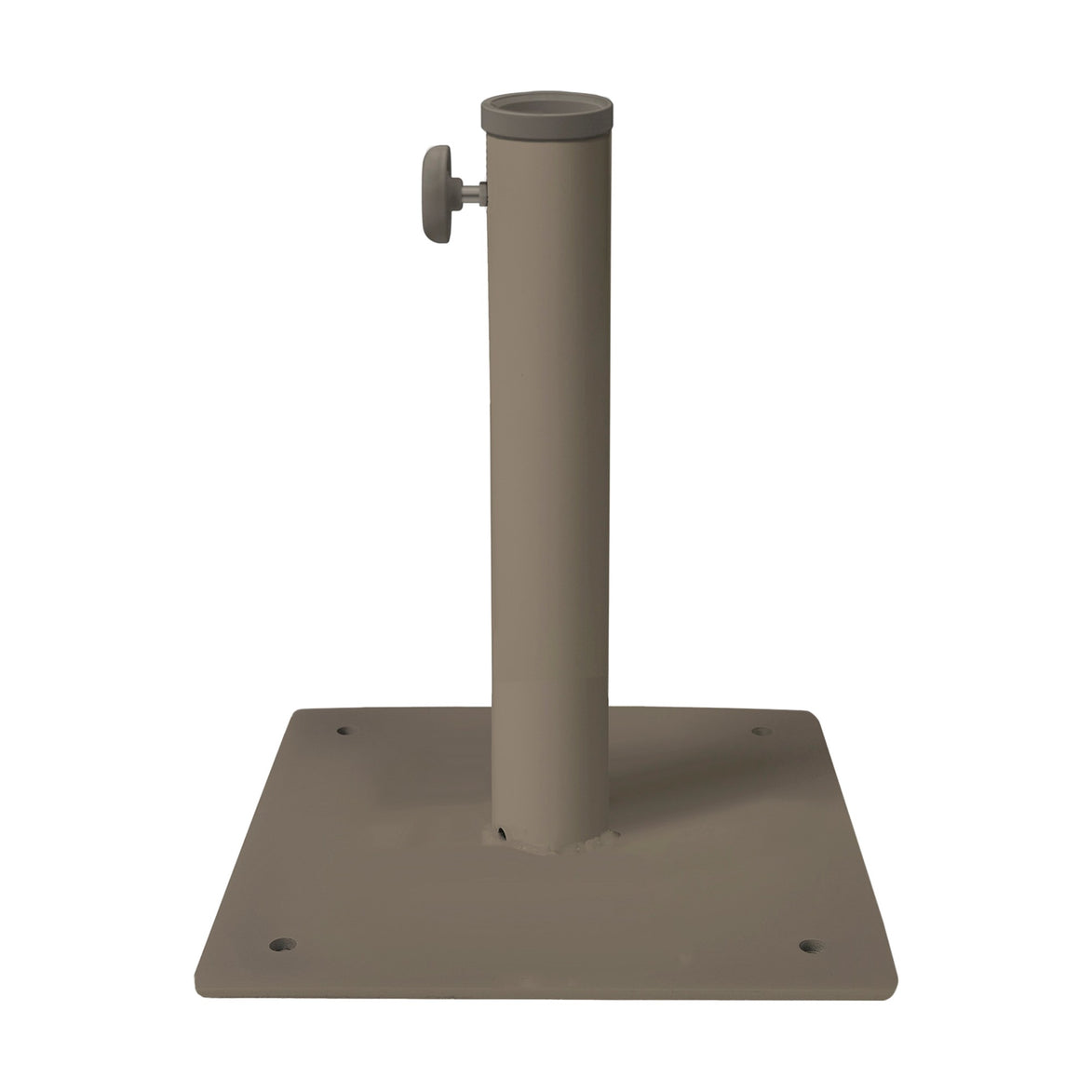 Platine de fixation au sol Fix Ezpeleta taupe
