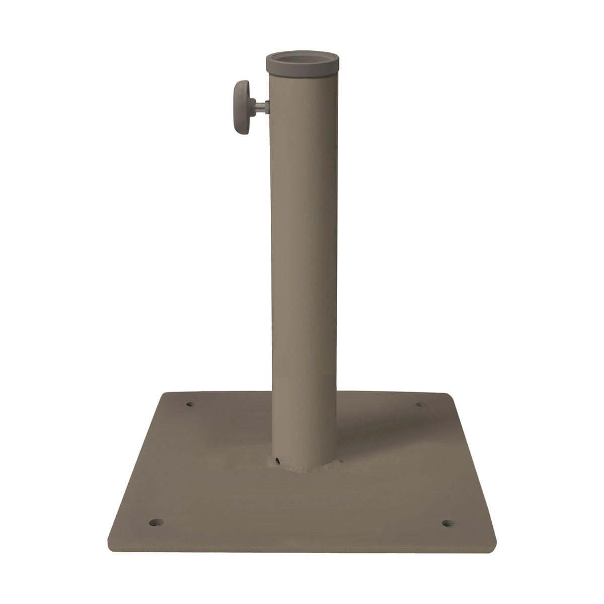 Platine de fixation au sol Fix Ezpeleta taupe