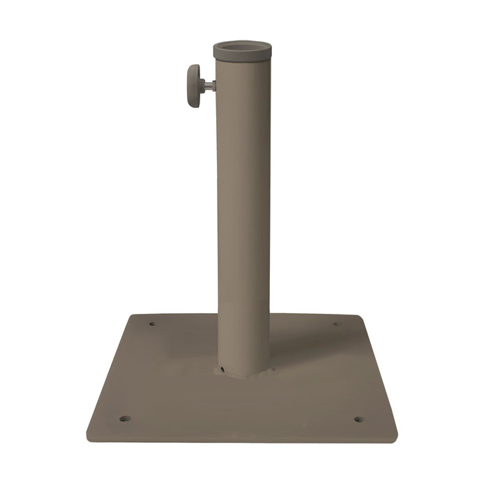 Platine de fixation au sol Fix Ezpeleta taupe