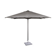 Parasol Formentera 300 x 300 cm Ezpeleta, structure anthracite, toile anthracite, sans volants