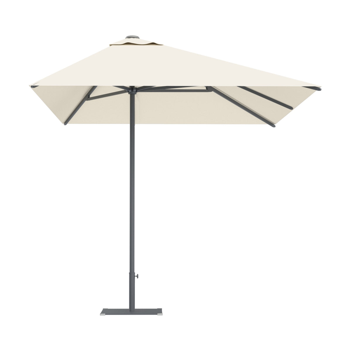 Parasol Formentera latéral 350 x 250 cm Ezpeleta, toile sable