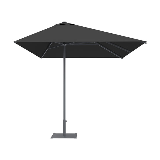 Parasol Formentera latéral 350 x 250 cm Ezpeleta, toile anthracite