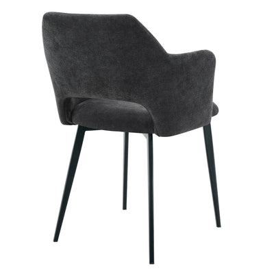 Fauteuil Gaspard — fauteuil de restaurant métal noir, coloris Anthracite 99