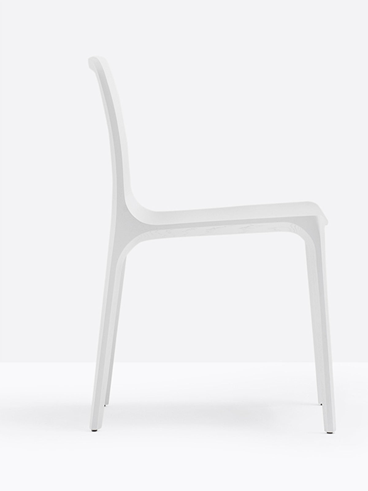 Chaise Frida 752 blanche vue de profil