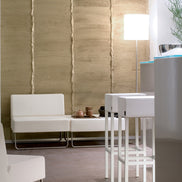 Fauteuils Host lounge blancs en situation