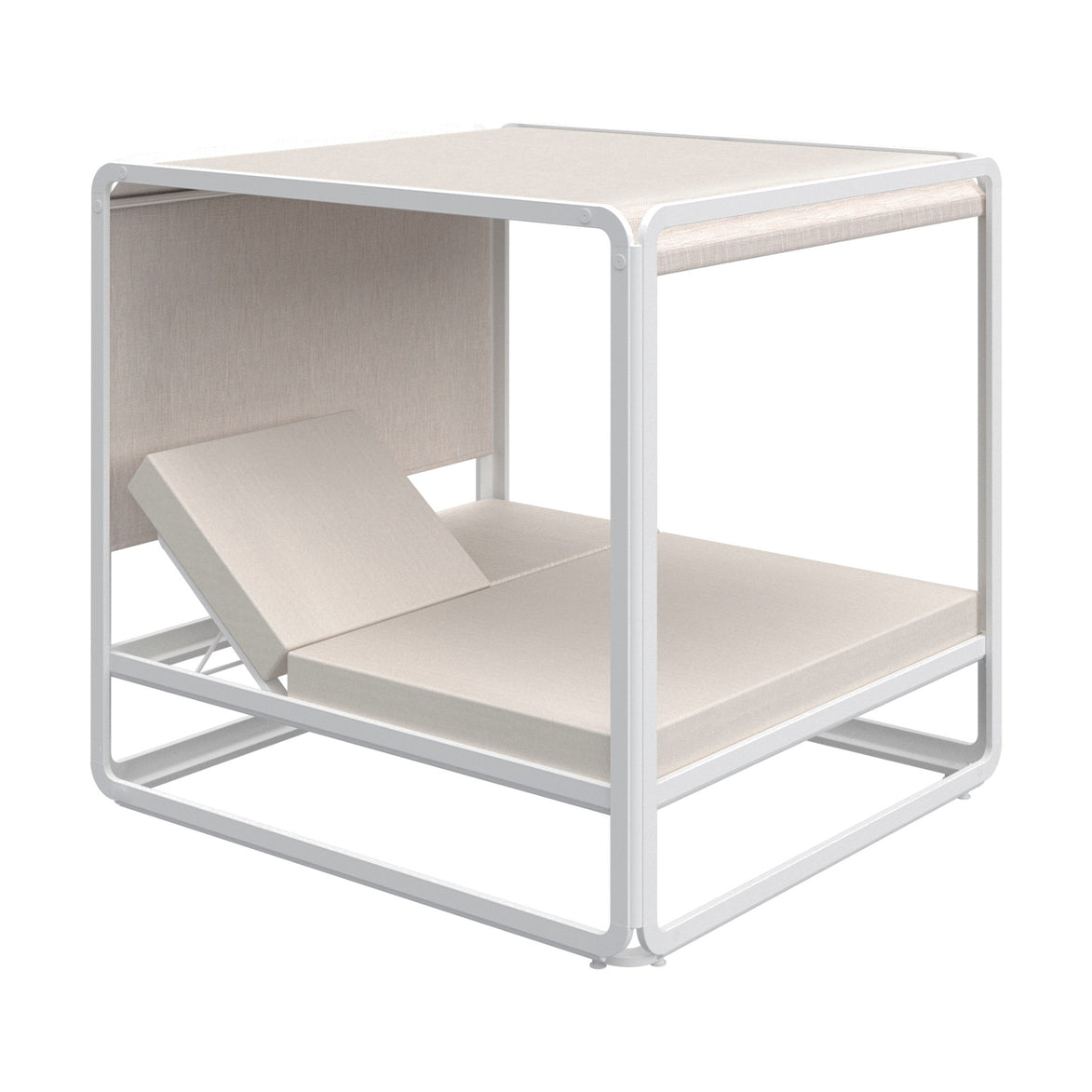 Daybed Ibiza XL Ezpeleta, structure blanche