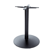 Piètement de table Agora 06 — base ronde à disque plein en fonte d'acier