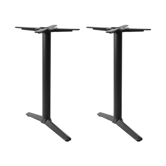 Piètement de table Quadra Double — base double colonne pour table de banquet