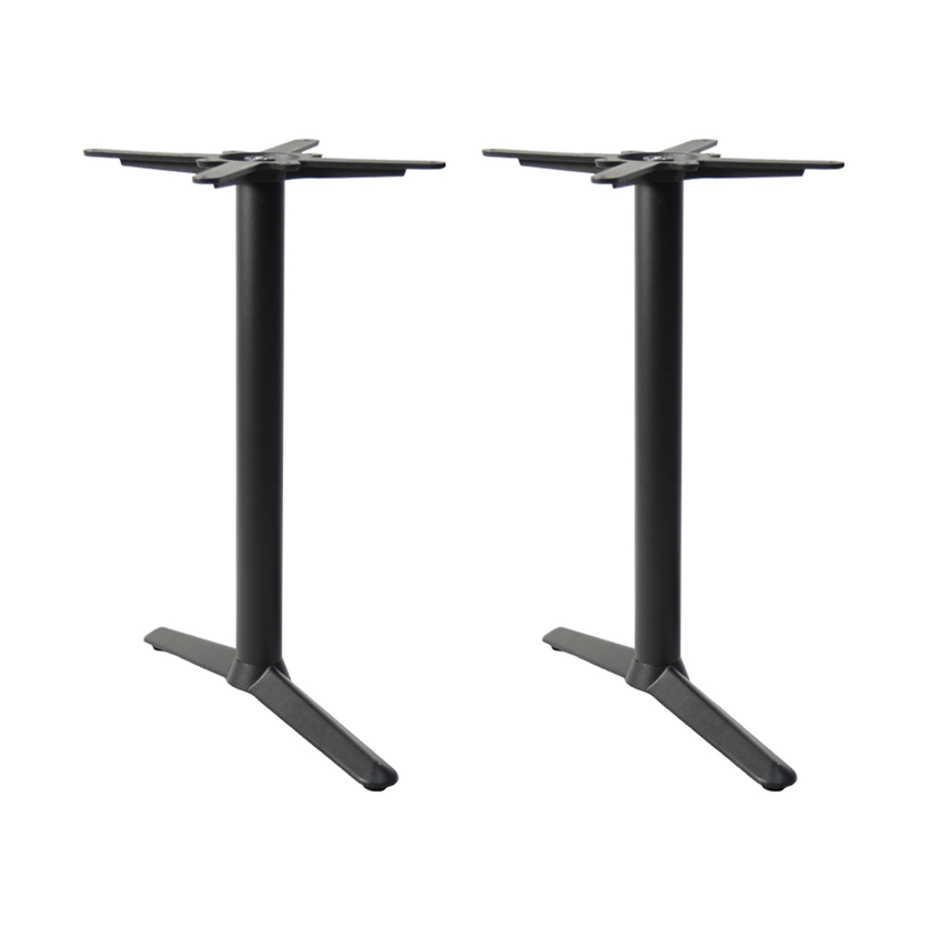 Piètement de table Quadra Double — base double colonne pour table de banquet