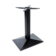 Piètement de table Agora 13 — base carrée pyramidale large à fût central