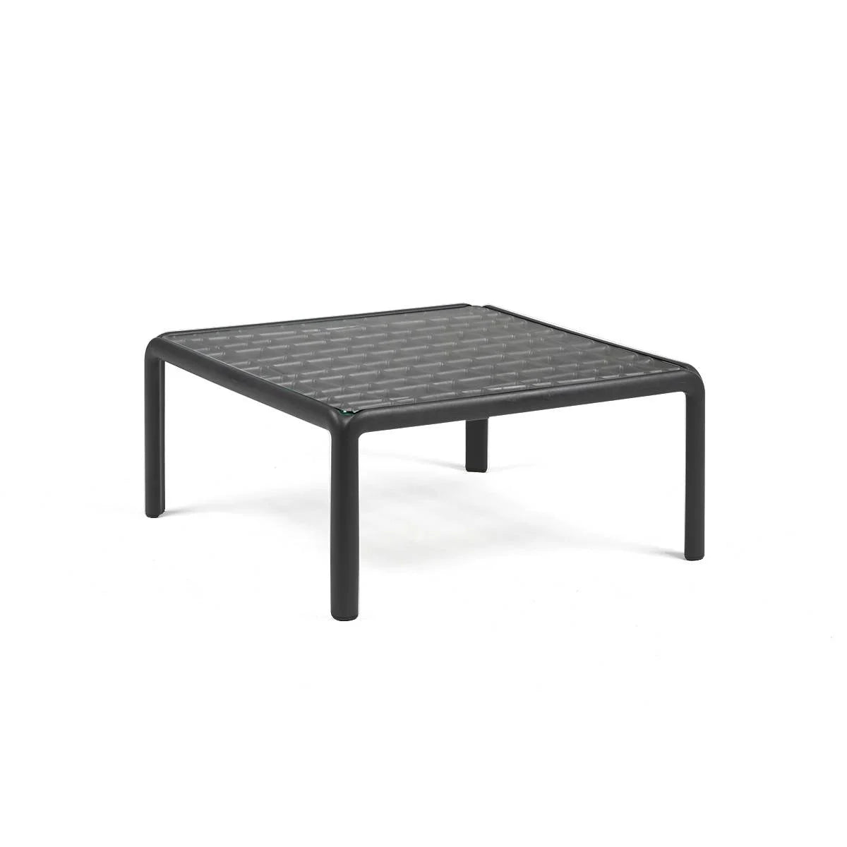 Table basse Komodo plateau verre Nardi – coloris anthracite