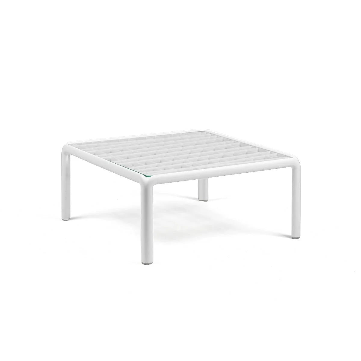 Table basse Komodo plateau verre Nardi – coloris blanc