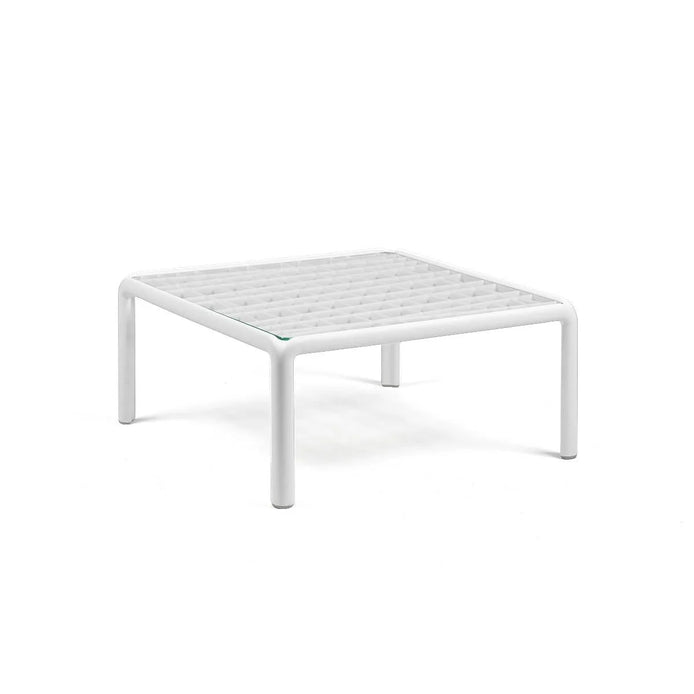 Table basse Komodo plateau verre Nardi – coloris blanc