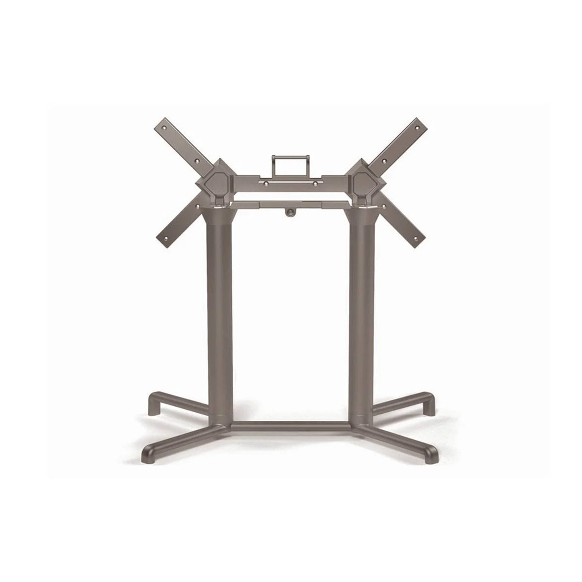 Piètement de table Scudo Double Nardi – coloris gris tourterelle