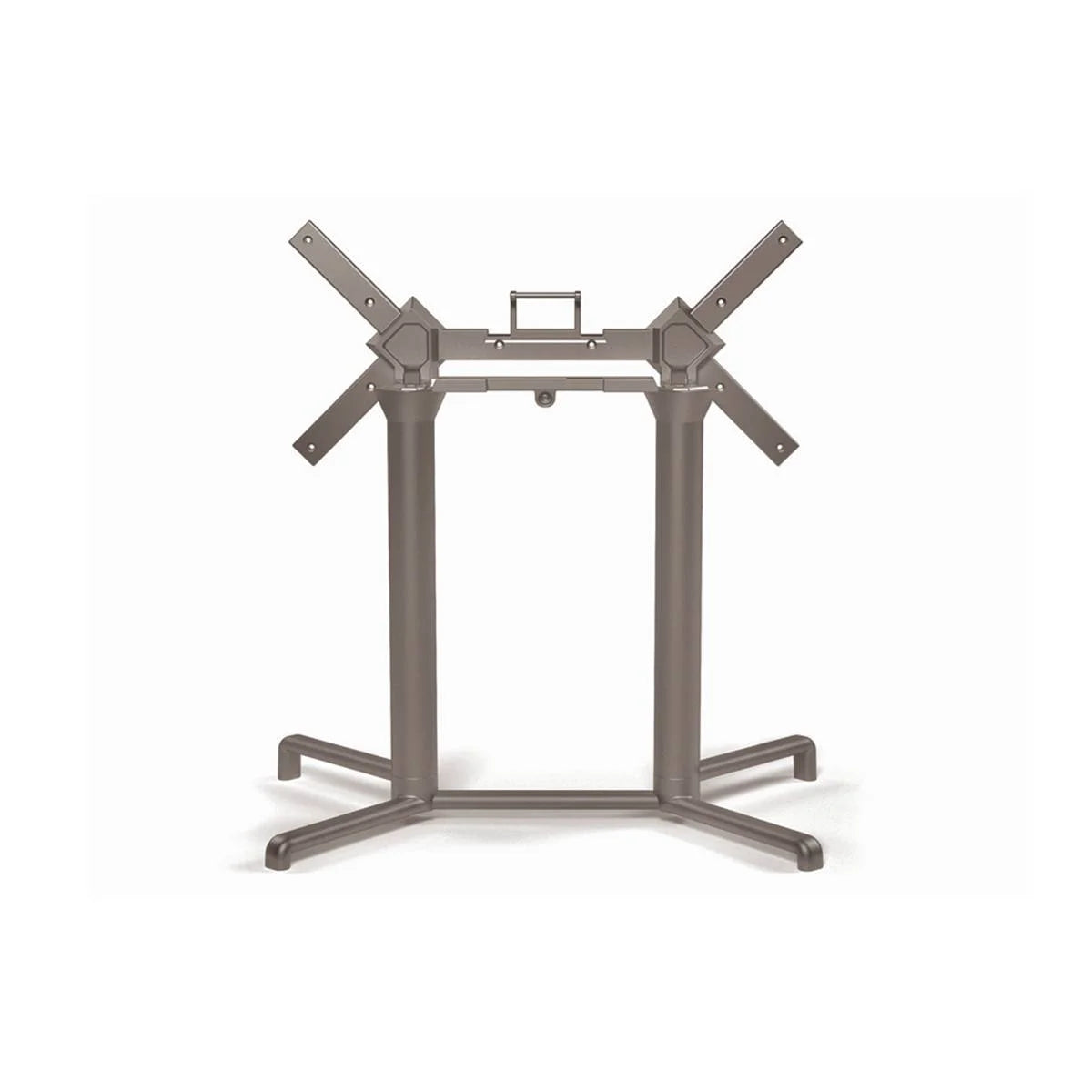 Piètement de table Scudo Double Nardi – coloris gris tourterelle