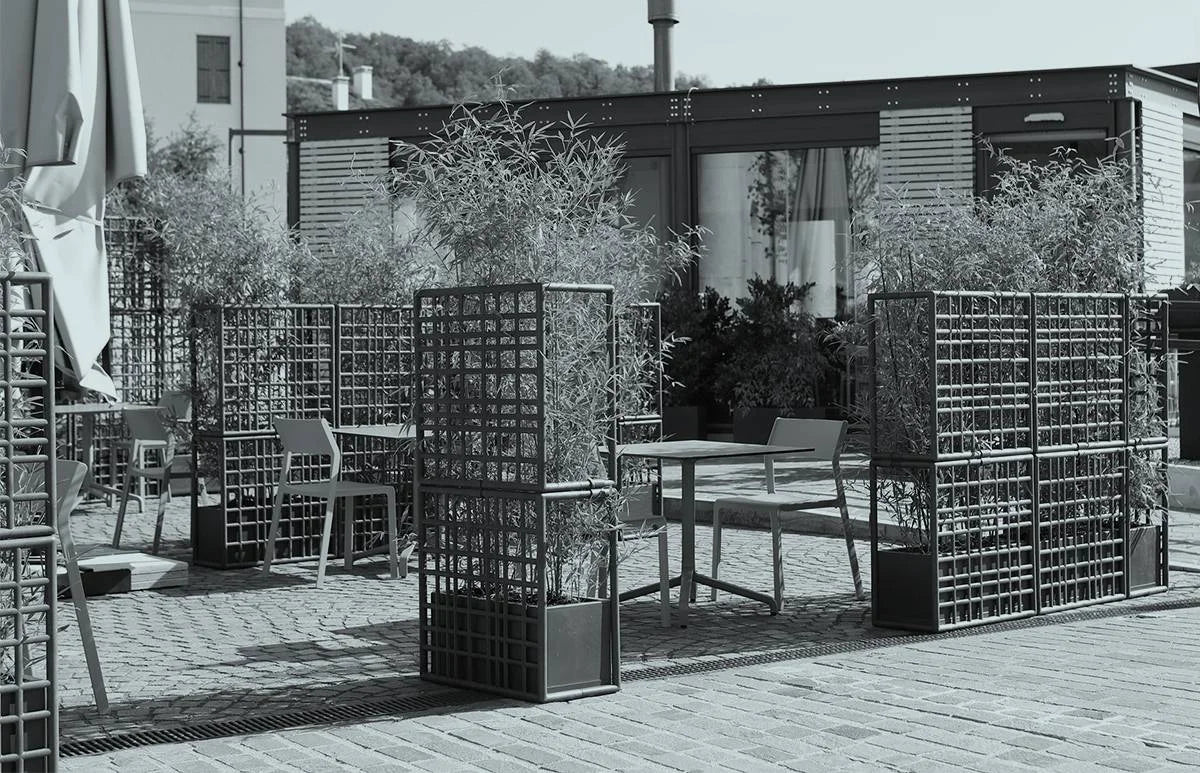 Cloison jardinière Sipario 3 Nardi – mise en situation