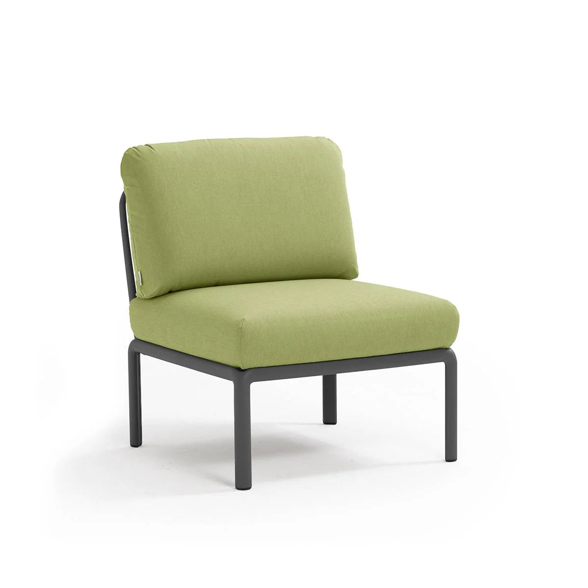 Élément central Komodo Nardi – structure anthracite, coussins Avocado