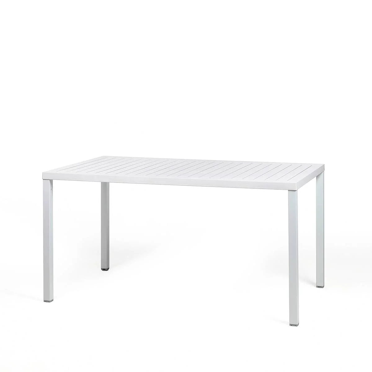 Table Cube Nardi – coloris blanc – 140x80