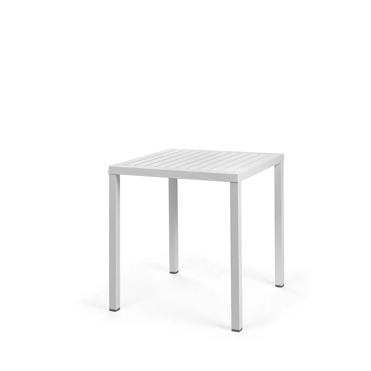 Table Cube Nardi – coloris blanc – 70x70