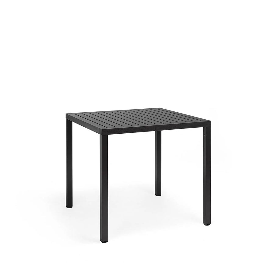 Table Cube Nardi – coloris anthracite – 80x80