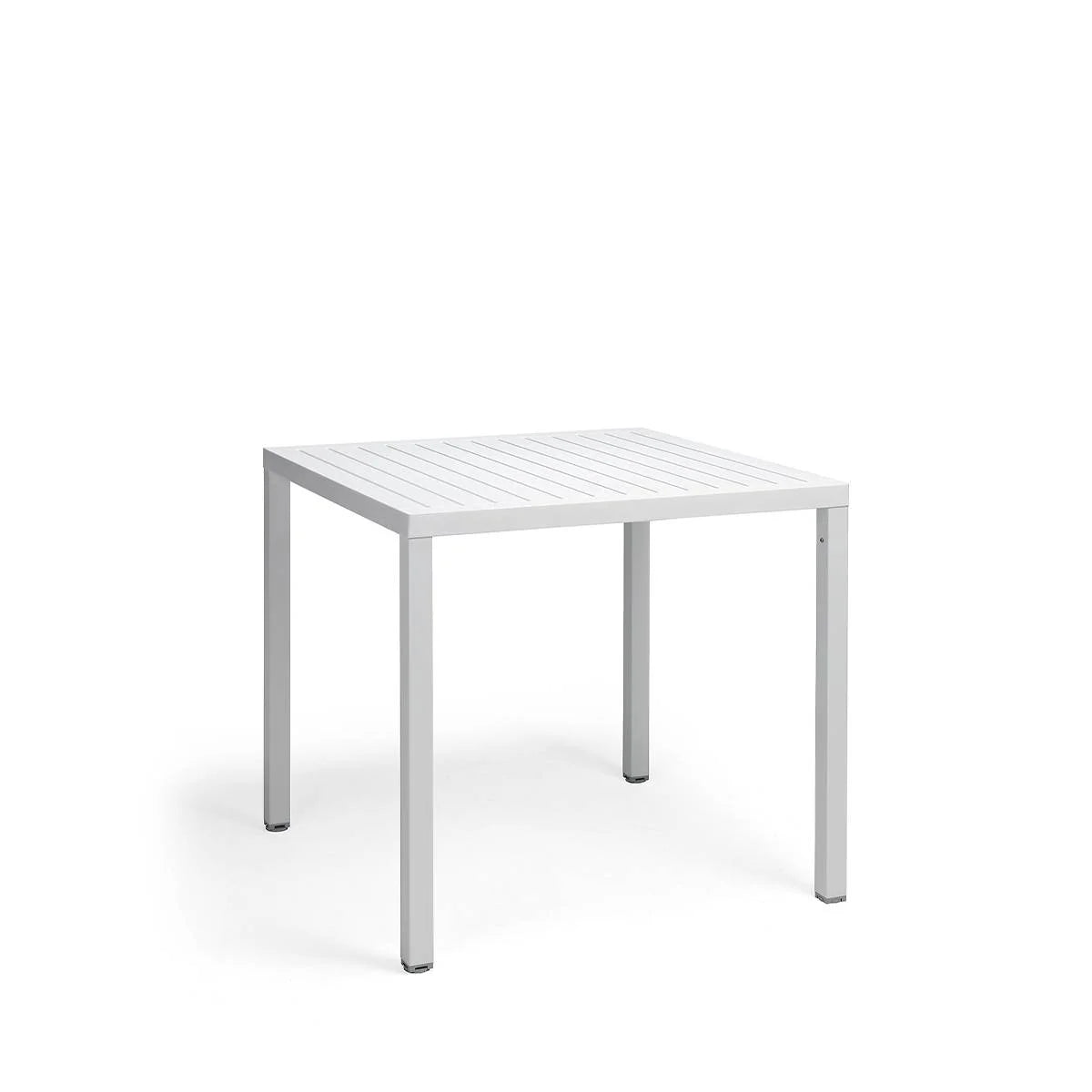 Table Cube Nardi – coloris blanc – 80x80