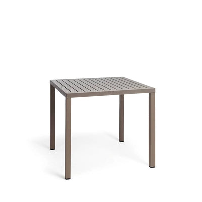 Table Cube Nardi – coloris gris tourterelle – 80x80