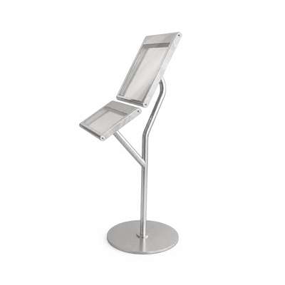 Porte-menu double face sur pied 2xA4 + 2xA5