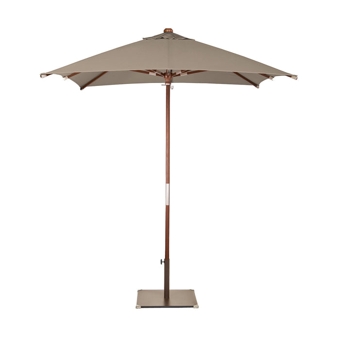 Parasol Java 200 x 200 cm Ezpeleta, toile taupe