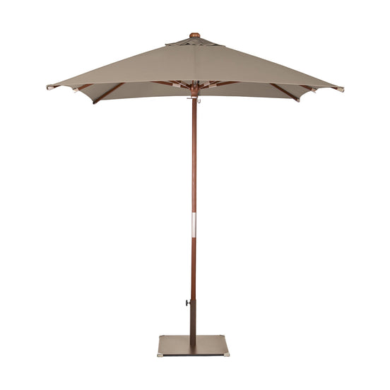 Parasol Java 200 x 200 cm Ezpeleta, toile taupe