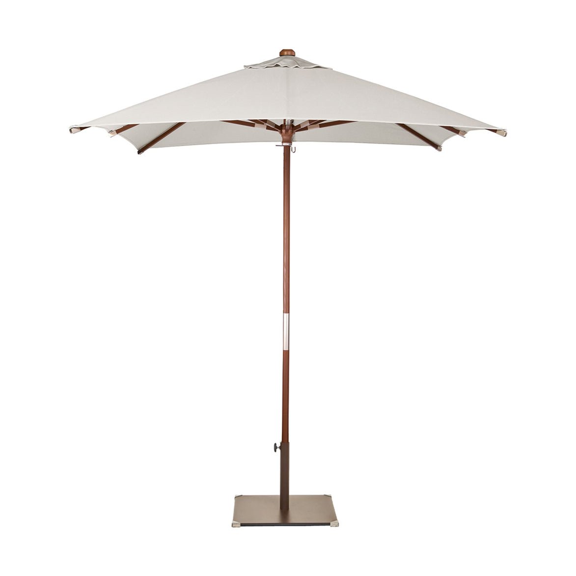 Parasol Java 200 x 200 cm Ezpeleta, toile sable