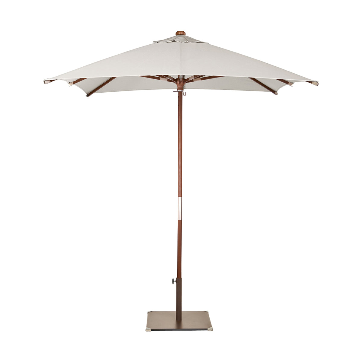Parasol Java 200 x 200 cm Ezpeleta, toile sable