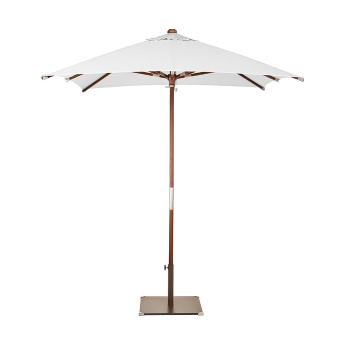 Parasol Java 200 x 200 cm Ezpeleta, toile blanche