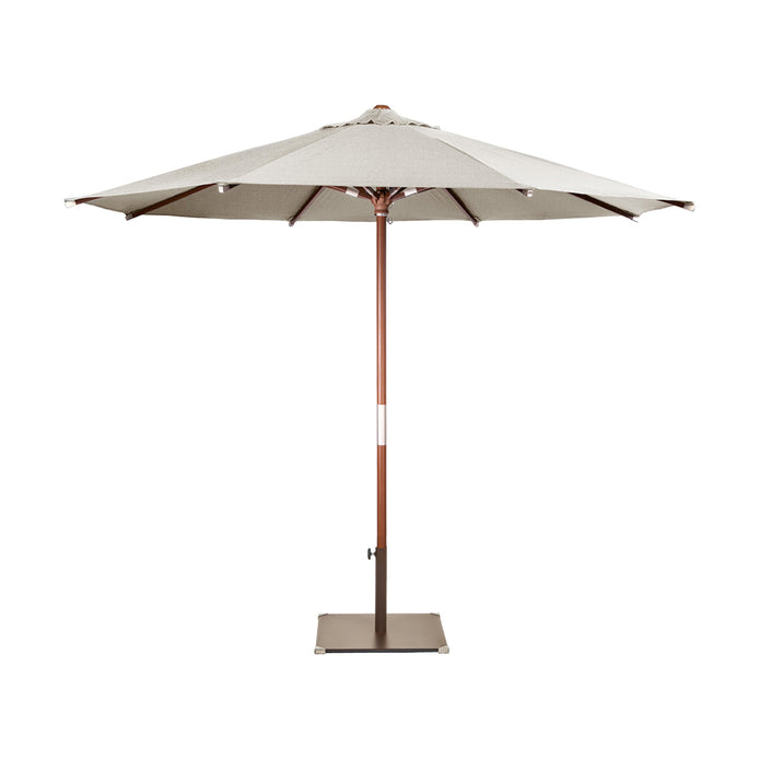 Parasol Java Ø 300 cm Ezpeleta, toile sable