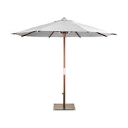 Parasol Java Ø 300 cm Ezpeleta, toile blanche