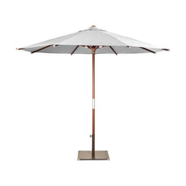 Parasol Java Ø 300 cm Ezpeleta, toile blanche