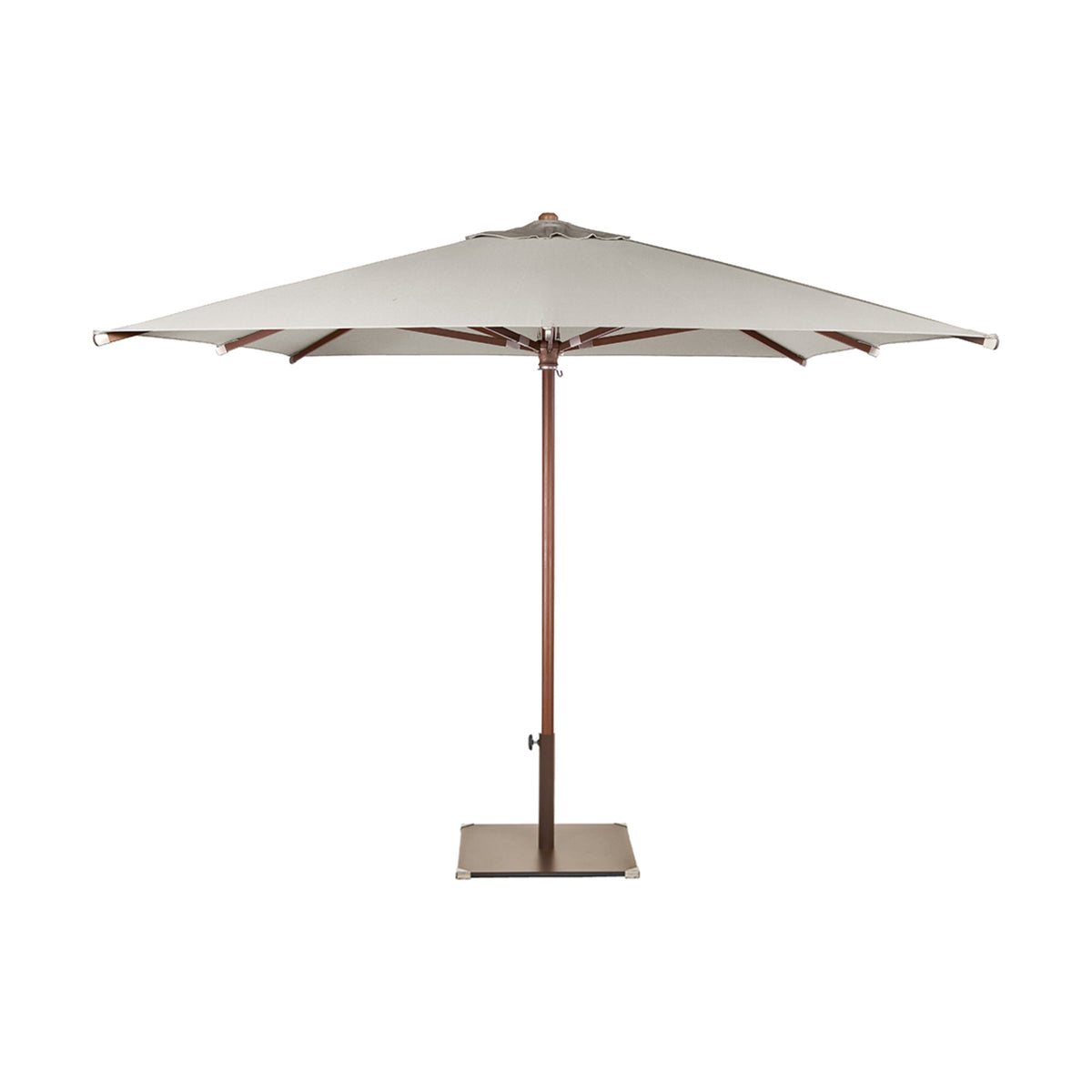 Parasol Java 300 x 300 cm Ezpeleta, toile sable