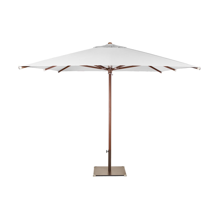 Parasol Java 300 x 300 cm Ezpeleta, toile blanche