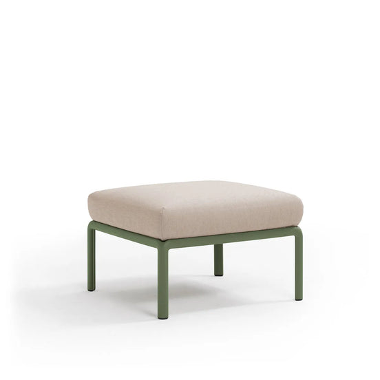 Pouf Komodo Nardi – structure agave, coussins Canvas