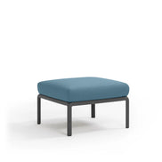 Pouf Komodo Nardi – structure anthracite, coussins Adriatic