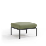 Pouf Komodo Nardi – structure anthracite, coussins Giungla