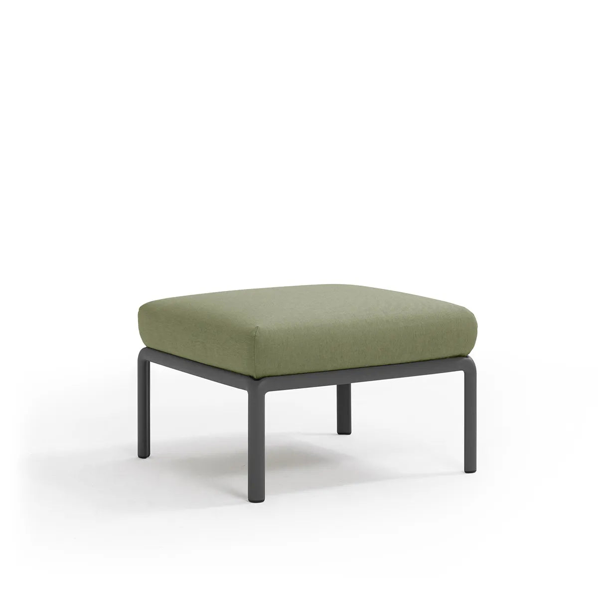Pouf Komodo Nardi – structure anthracite, coussins Giungla