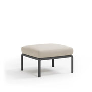 Pouf Komodo Nardi – structure anthracite, coussins Panama