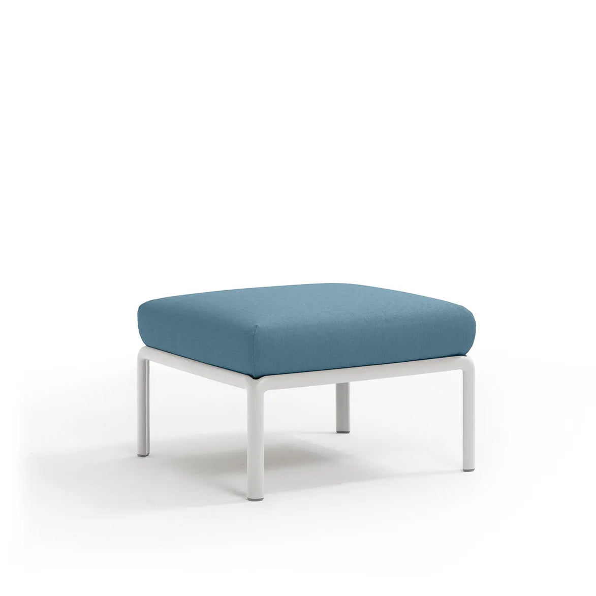 Pouf Komodo Nardi – structure blanc, coussins Adriatic