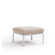 Pouf Komodo Nardi – structure blanc, coussins Canvas
