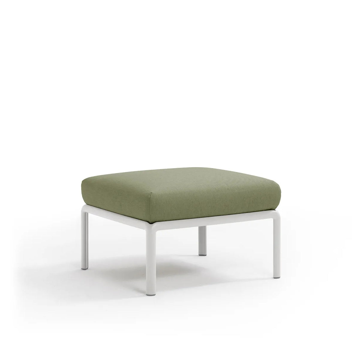 Pouf Komodo Nardi – structure blanc, coussins Giungla
