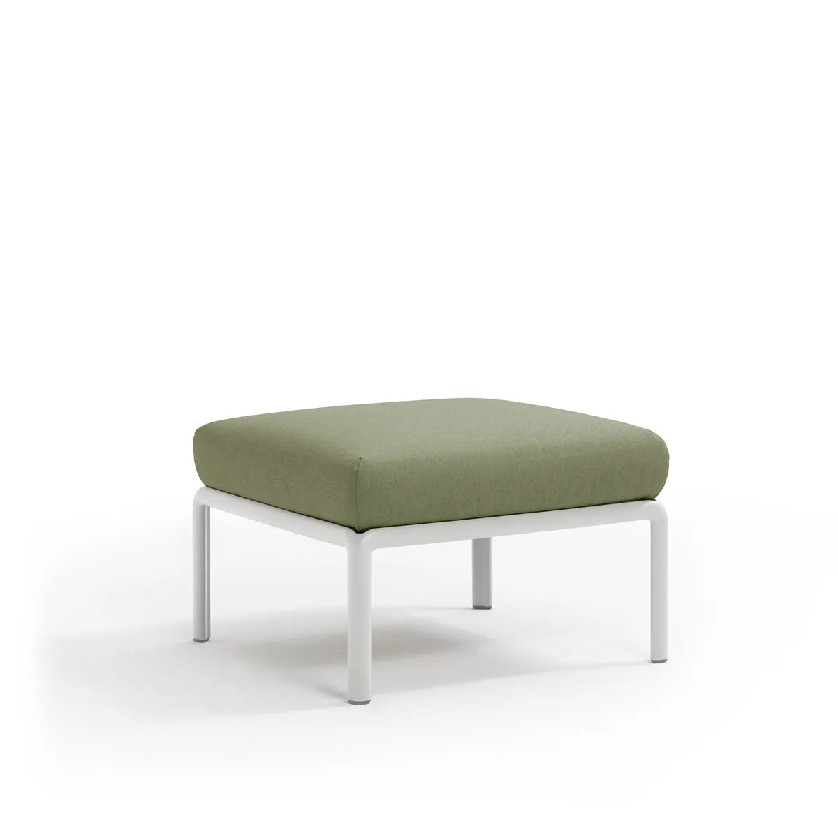 Pouf Komodo Nardi – structure blanc, coussins Giungla