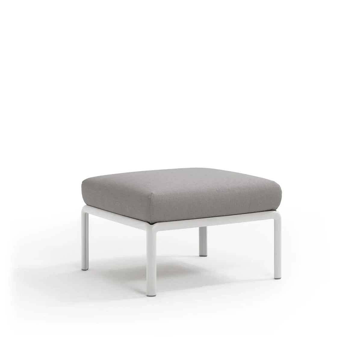 Pouf Komodo Nardi – structure blanc, coussins Grigio Komodo